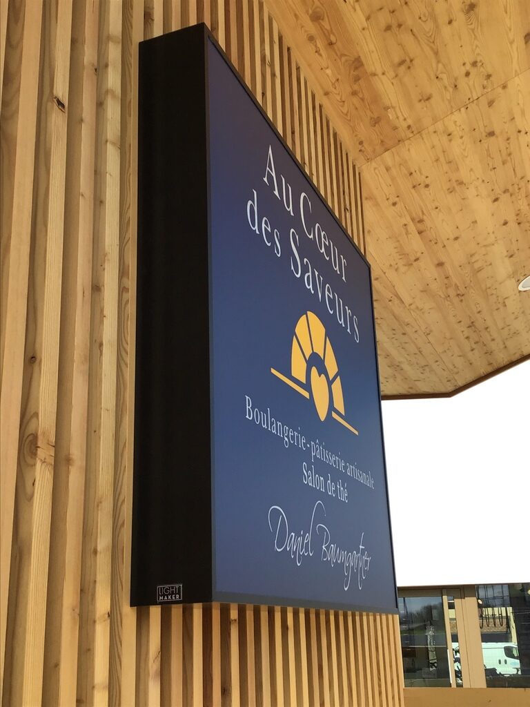 lumineux caisson L4 au coeur des saveurs 2