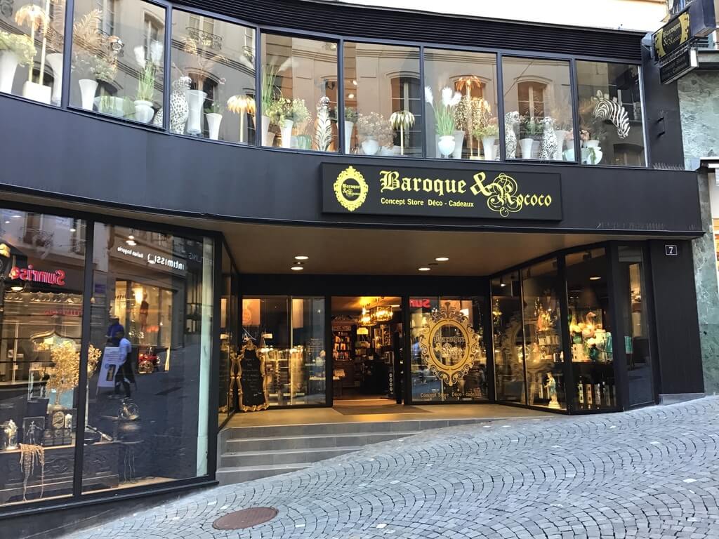 lumineux caisson L4 baroque lausanne