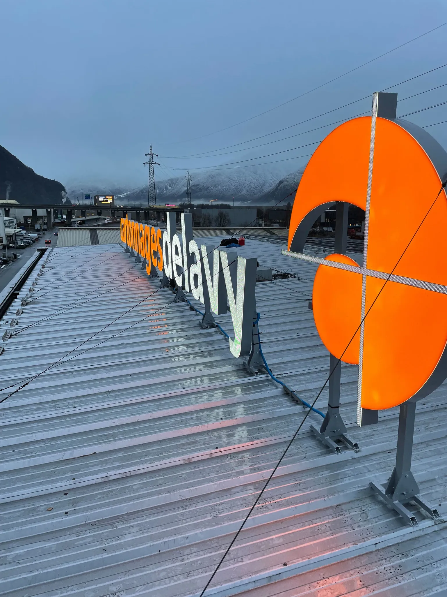 publicité lumineuse